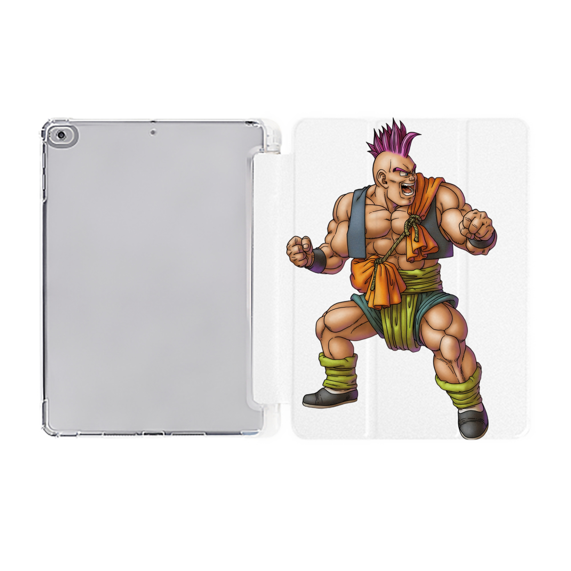 （画像用） ドラゴンクエスト Doragon Kuesuto Dragon Quest IPad ケース ペン収納付き 三つ折りスタンド PUレザー×シリコン 対応機種9.5/10.5/10.9インチ